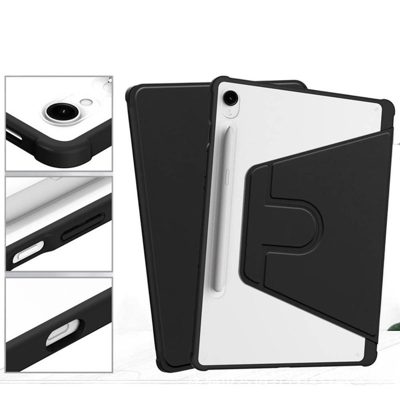 DGG حافظة آيباد متوافقة مع عدة موديلات آيباد باللون أسود باللون الأسود iPad - Image 3