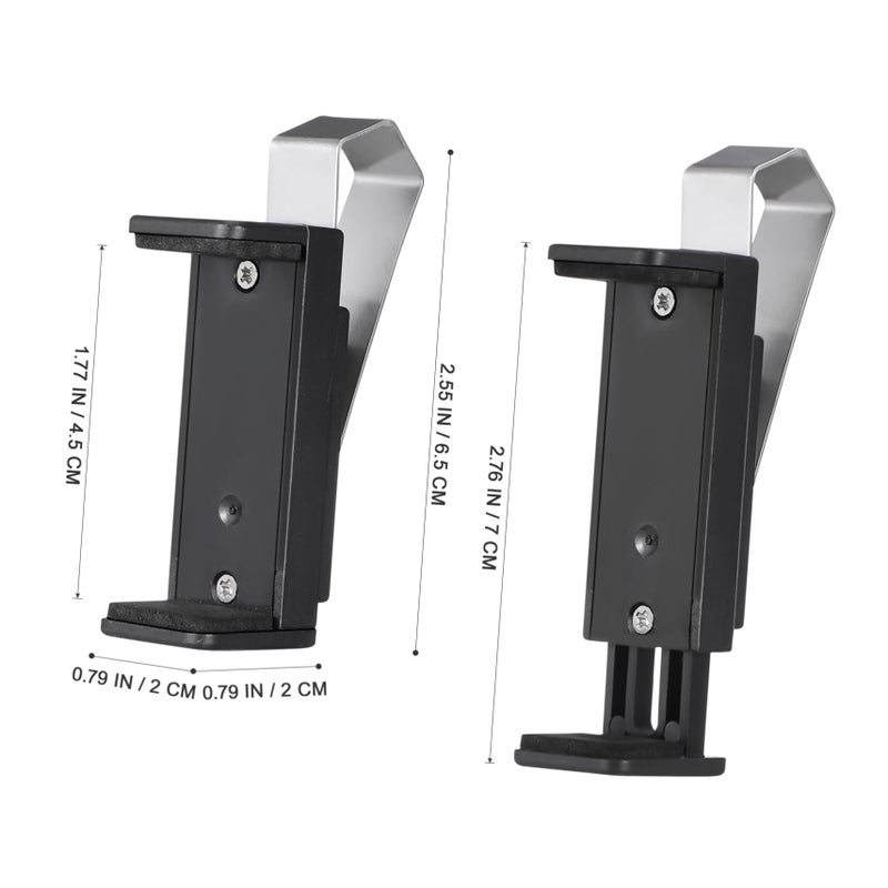 Universal Garage Remote Holder Car Visor Clip Adjustable Black - Image 3