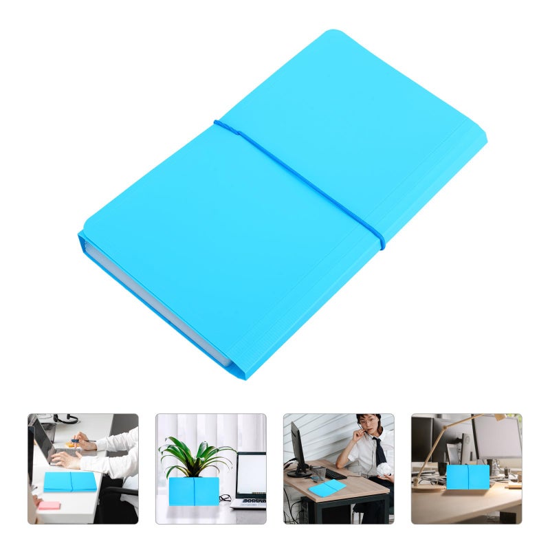 B5 Expandable Accordion File Folder 13 Compartments Portable Document Organizer - Image 4