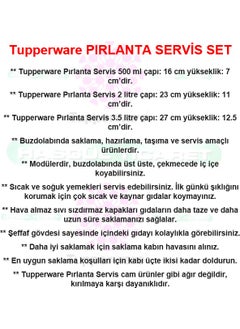 Tupperware Diamond Serving Set 4-Piece Refrigerator Storage Container Hsgl  - Image 3