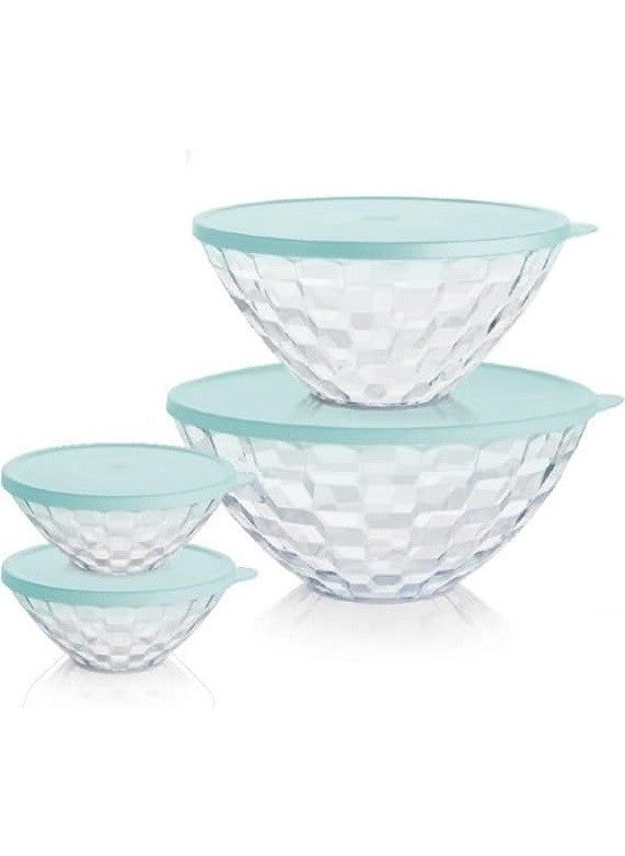 Tupperware Diamond Serving Set 4-Piece Refrigerator Storage Container Hsgl  - Image 5