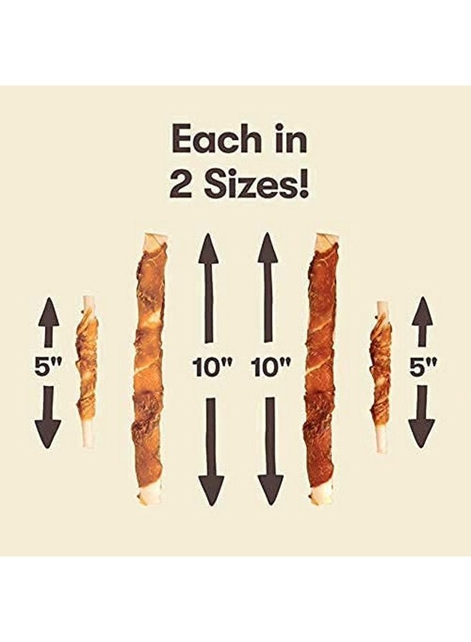 Pet 'n Shape Duck 'n Hide Twist - Duck Wrapped Rawhide Natural Dog Treats, Large, 6 Count - Image 5