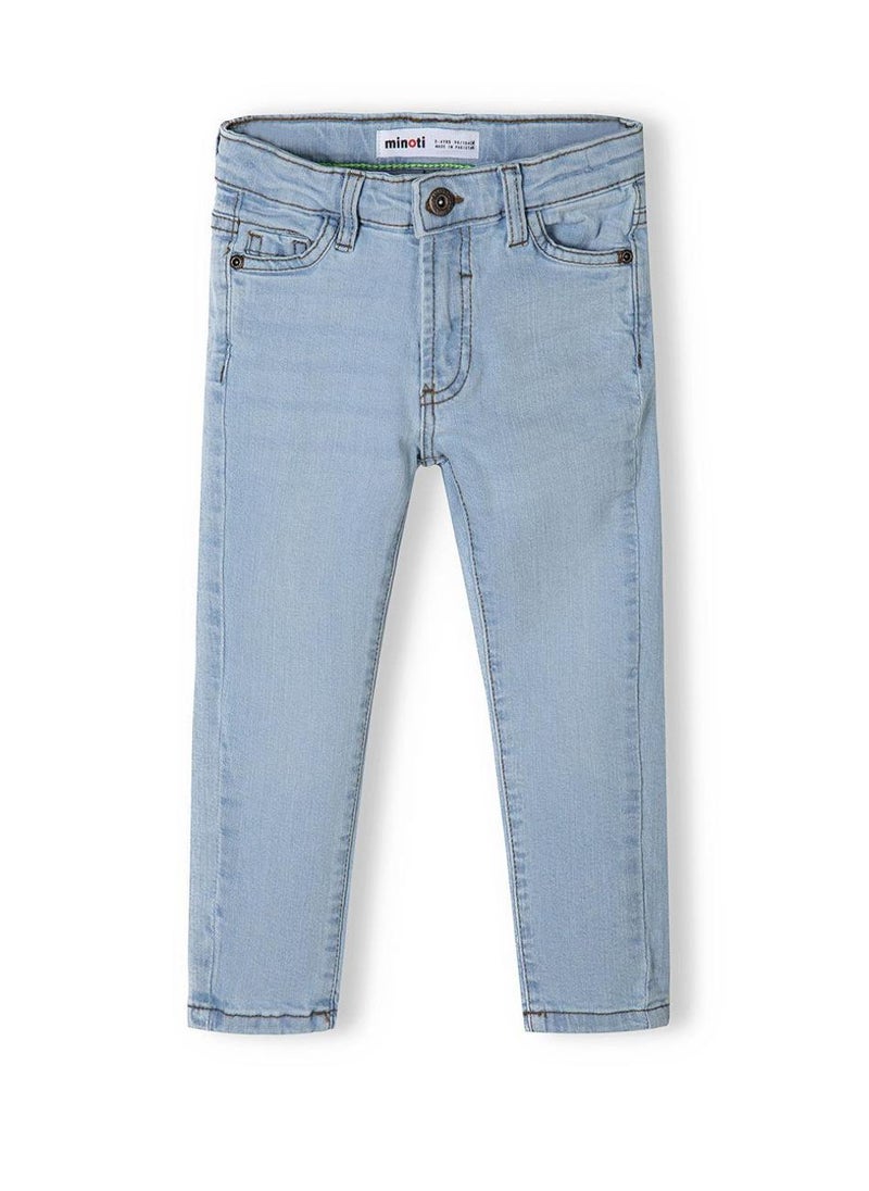 MINOTI Teen Stretch Denim Jeans with Classic Five-Pocket Design - Image 1