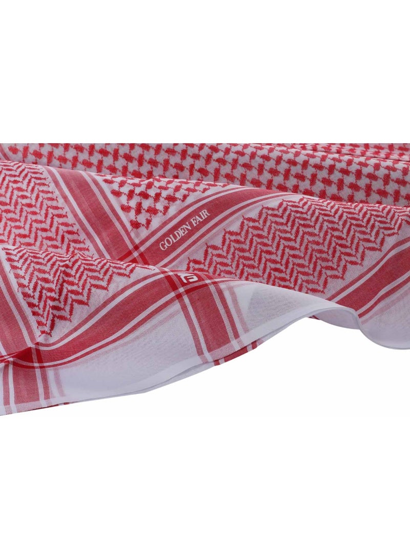 شماغ جولدن فاير أحمر فاتح كلاسيك - Image 4