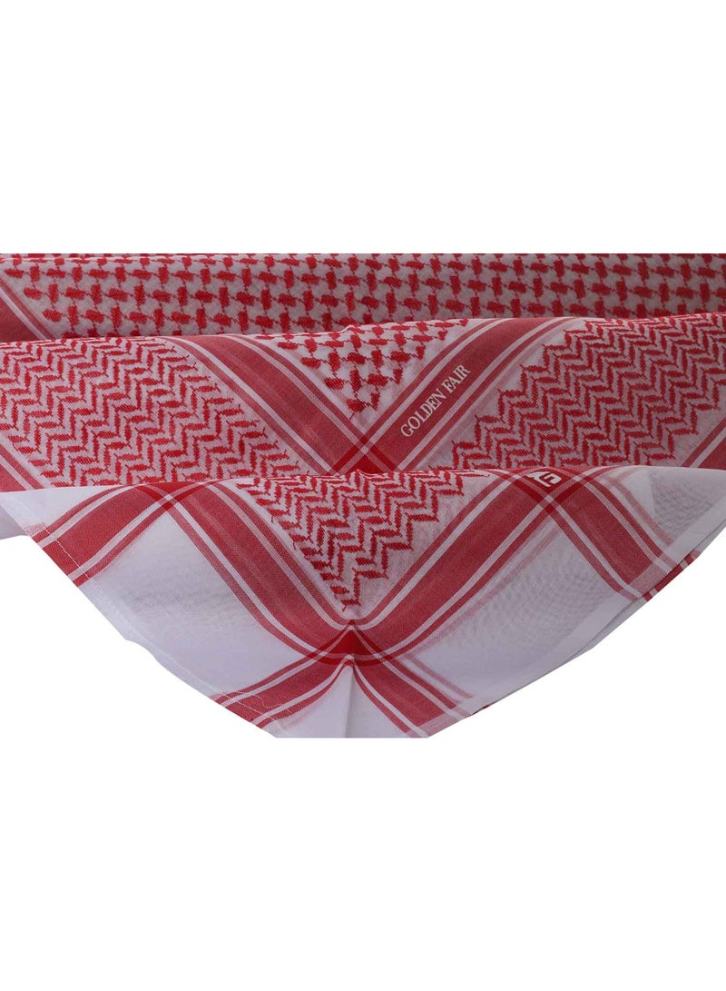 شماغ جولدن فاير أحمر فاتح كلاسيك - Image 5