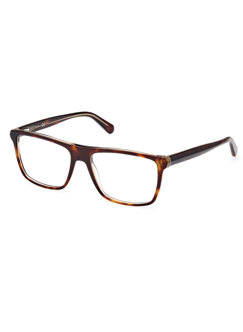 GUESS Men's Rectangular Shape Eyeglass Frames - GU5007105254 - Lens Size: 54 Mm - Dark Havana - Image 1