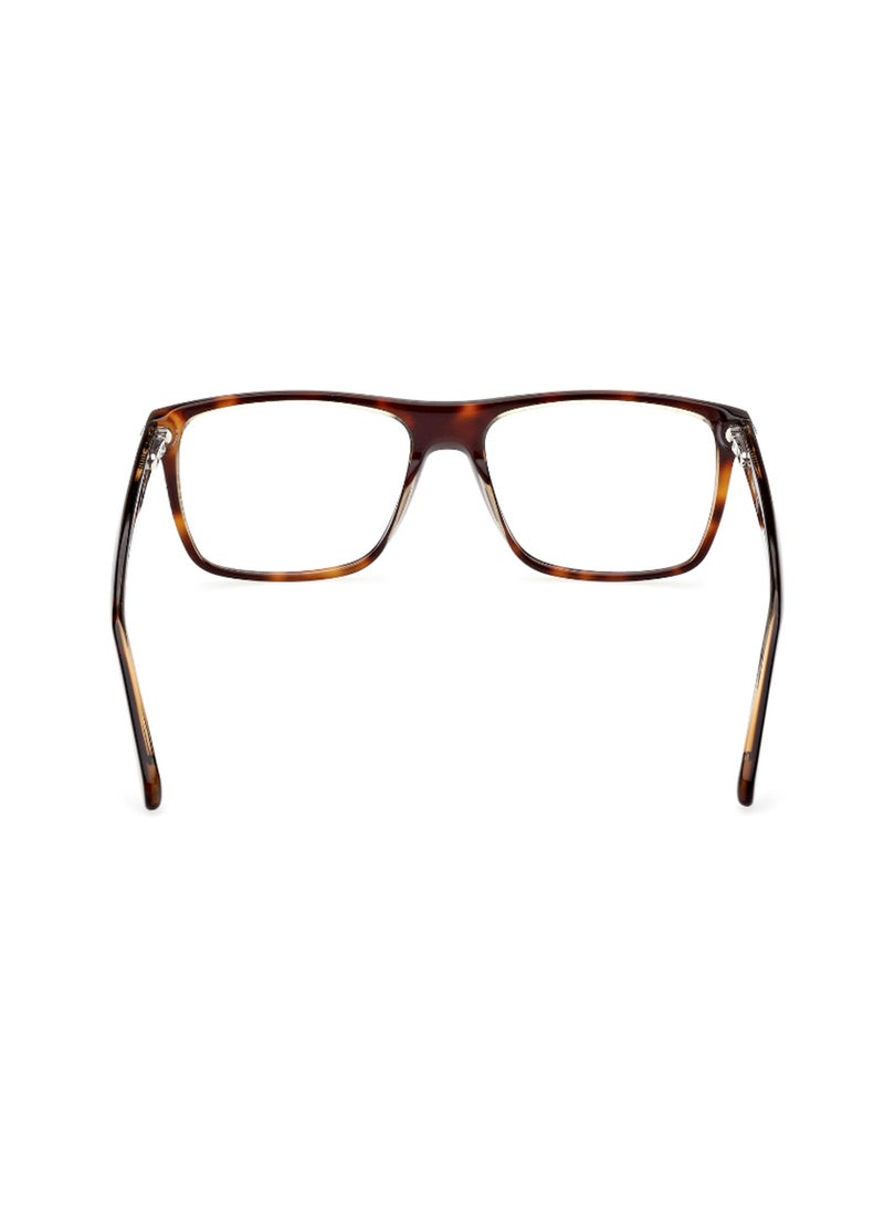 GUESS Men's Rectangular Shape Eyeglass Frames - GU5007105254 - Lens Size: 54 Mm - Dark Havana - Image 4