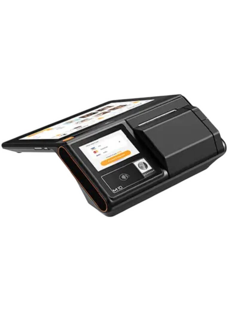 Telpo M10 All In One POS Terminal, 10 Inch Touchscreen, Qualcomm Octa Core 2.0GHz, 4GB RAM, 64GB ROM, 80mm Thermal Printer, Android 13, NFC And Barcode Scanner, GPS - Image 4