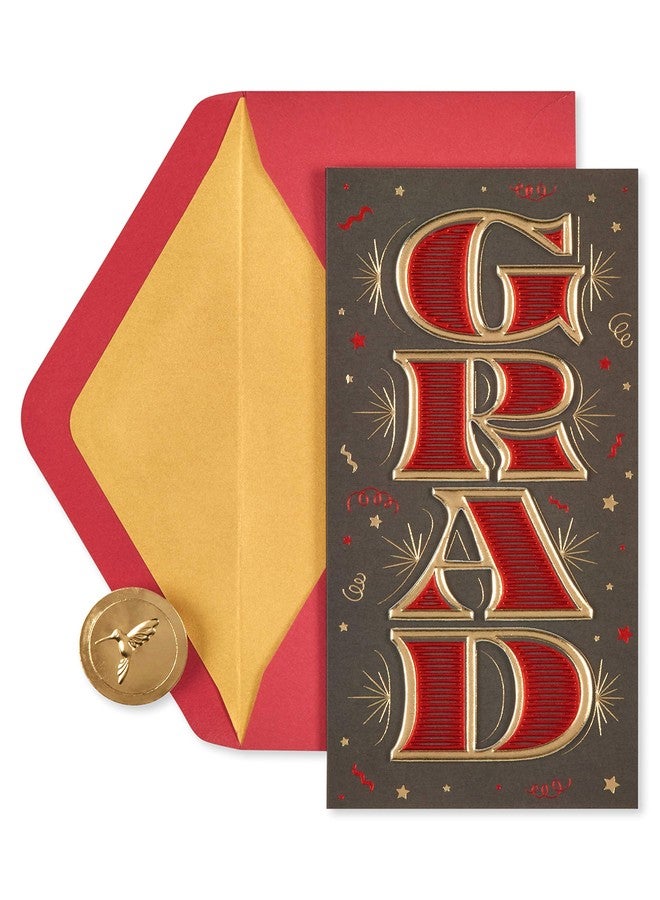 Papyrus Graduation Card with Money Holder (You Earned It) - Image 1