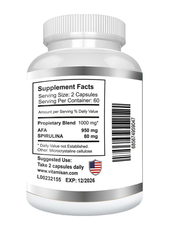 VITAMISAN 4 Celulas Madres Stemcells AFA Blue Green Algae Anti-Aging 240 Capsules - Image 4