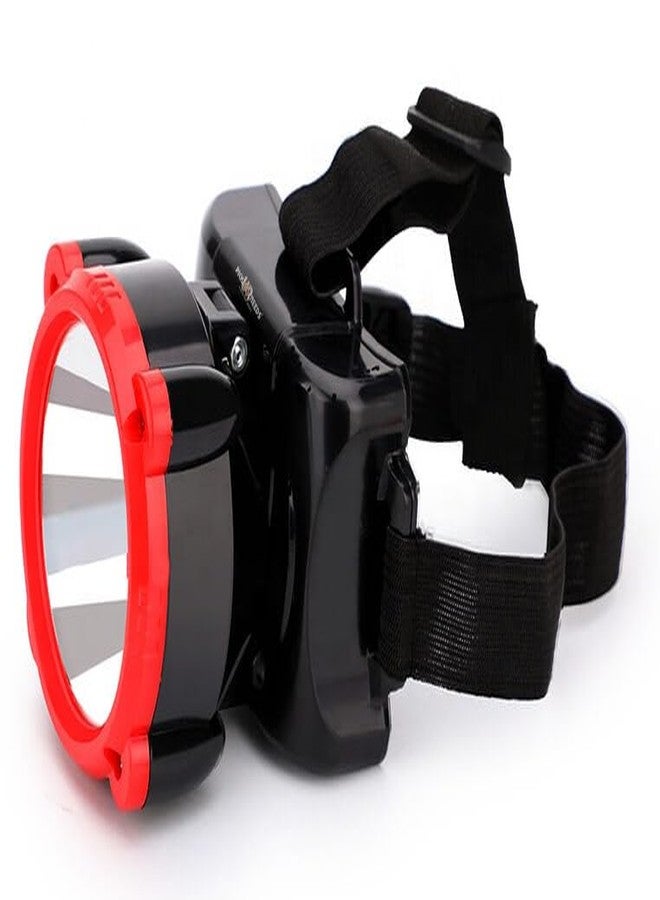 Pick Ur Needs Laser LED Adjustable Head lamp Torch Rechargeable Emergency Torch Light (20Watt) (Black) - Image 1