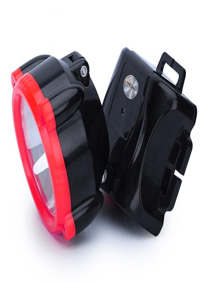 Pick Ur Needs Laser LED Adjustable Head lamp Torch Rechargeable Emergency Torch Light (20Watt) (Black) - Image 2