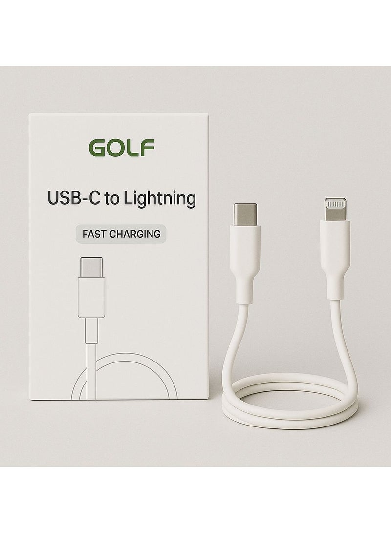 Golf - iPhone Fast Charging 20W Cable Lightning To Type C - Image 1