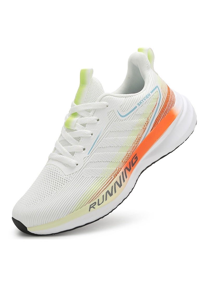 Sky View Sky View Men's Colorblock Sneakers Wide Walking Shoes Lightweight Slip on Sneakers Breathable Wide Athletic Running Shoes For Men  - Image 1