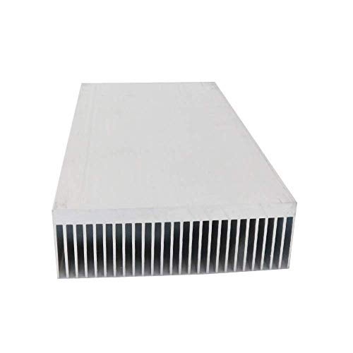 Manesi Silver Tone Aluminium Radiator Heatsink Heat Sink 150x80x27mm，6.25" x 3.15" x 1.06"(L*W*H) - Image 4