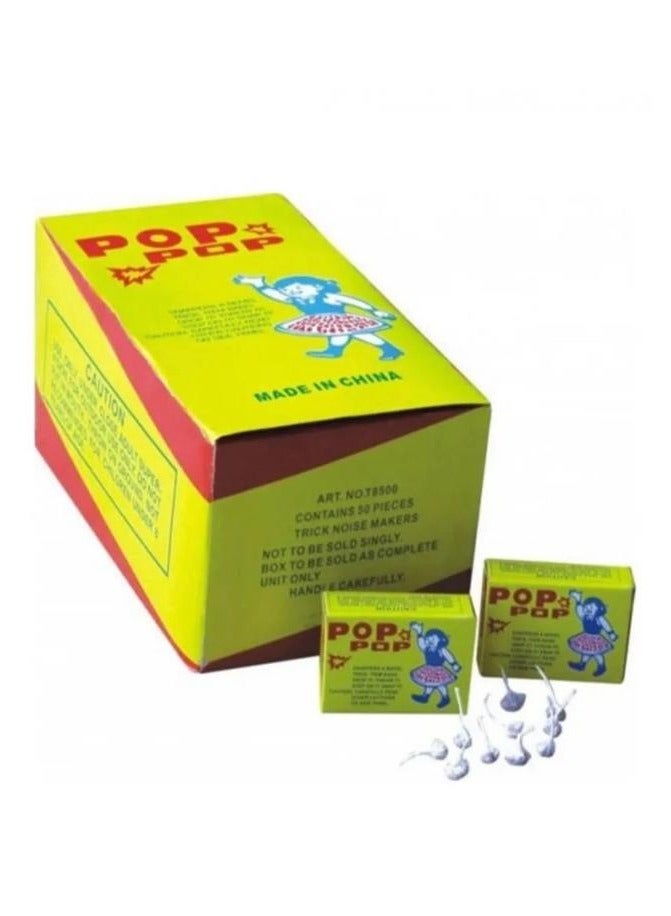 Original Pop-Pop Snappers 50 Boxes Each Box Contains 50 Pieces - Image 1
