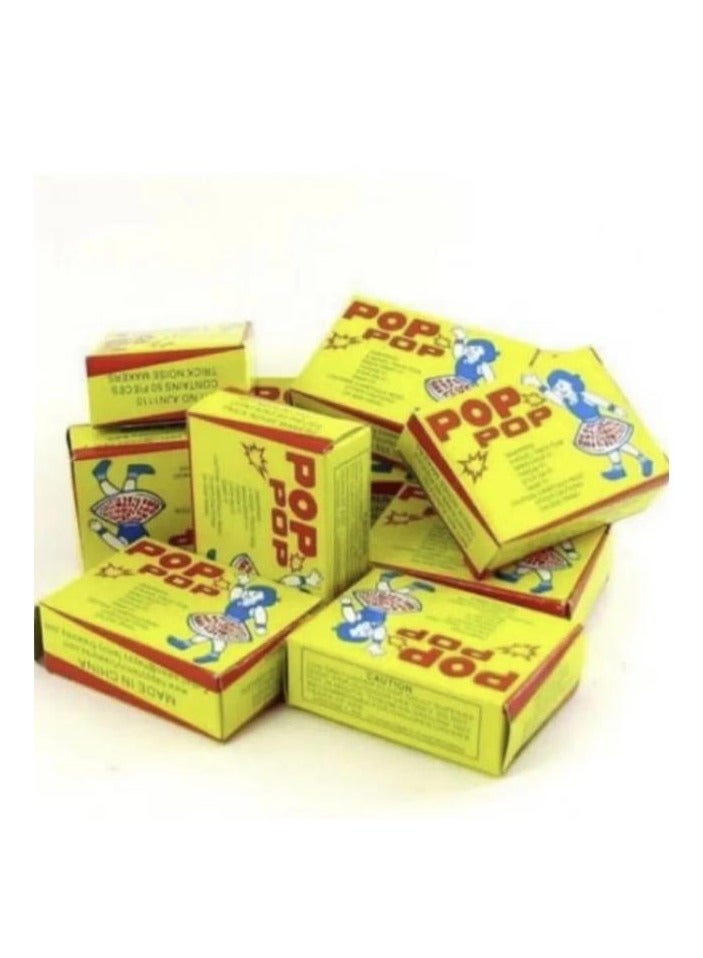 Original Pop-Pop Snappers 50 Boxes Each Box Contains 50 Pieces - Image 2