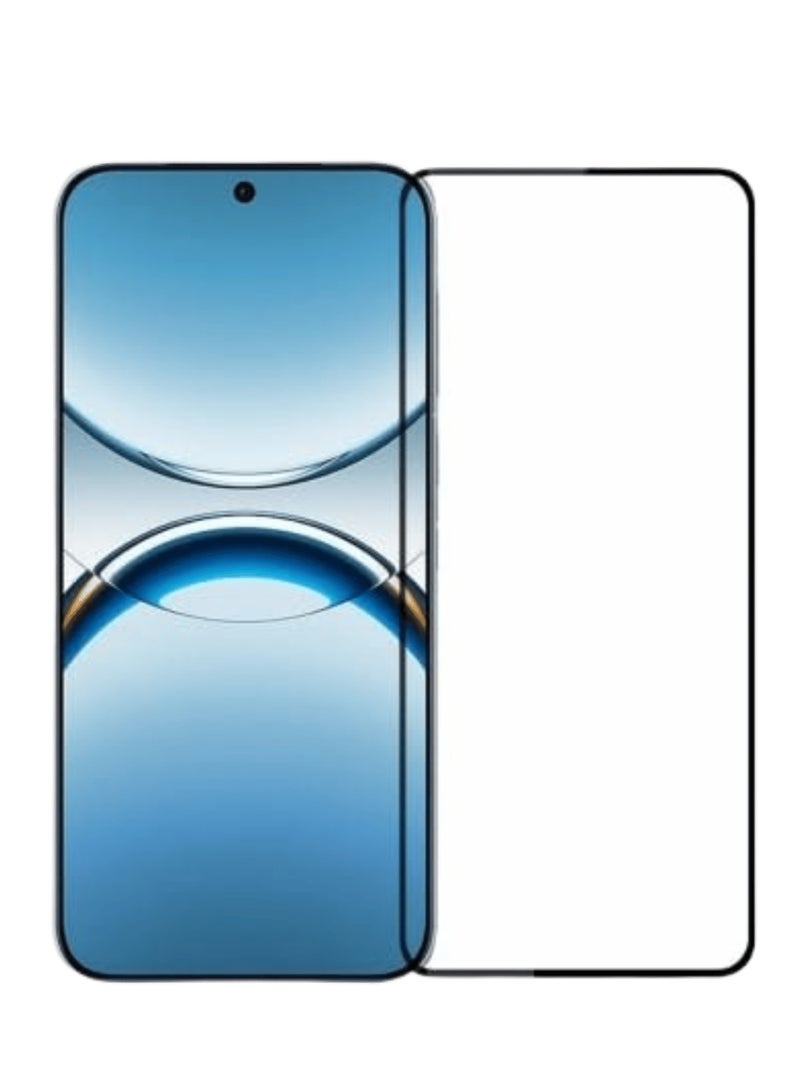 Oppo Reno 13 Premium Tempered Glass Screen Protector - Black