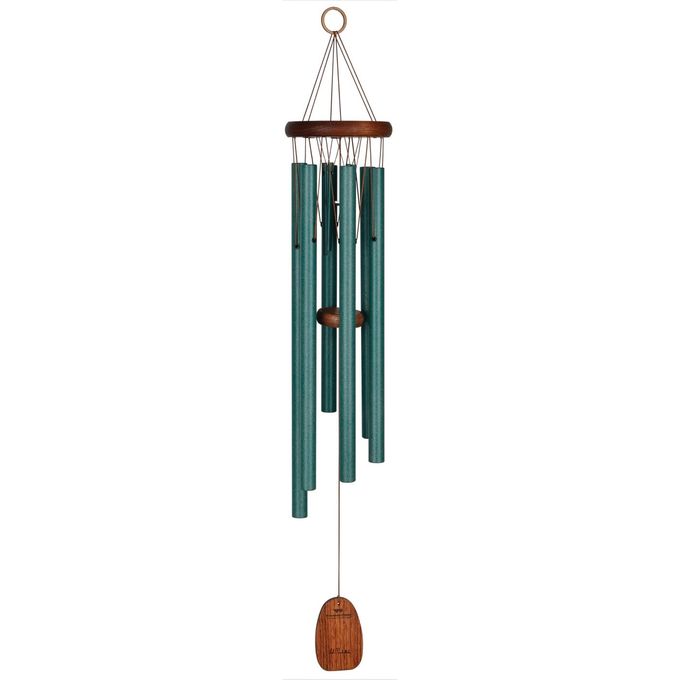 Woodstock Wind Chimes for Outside Garden Patio Porch and Outdoor Decor 32 Pachelbel Canon Chime Green Wind Chime Gifts PCCG
