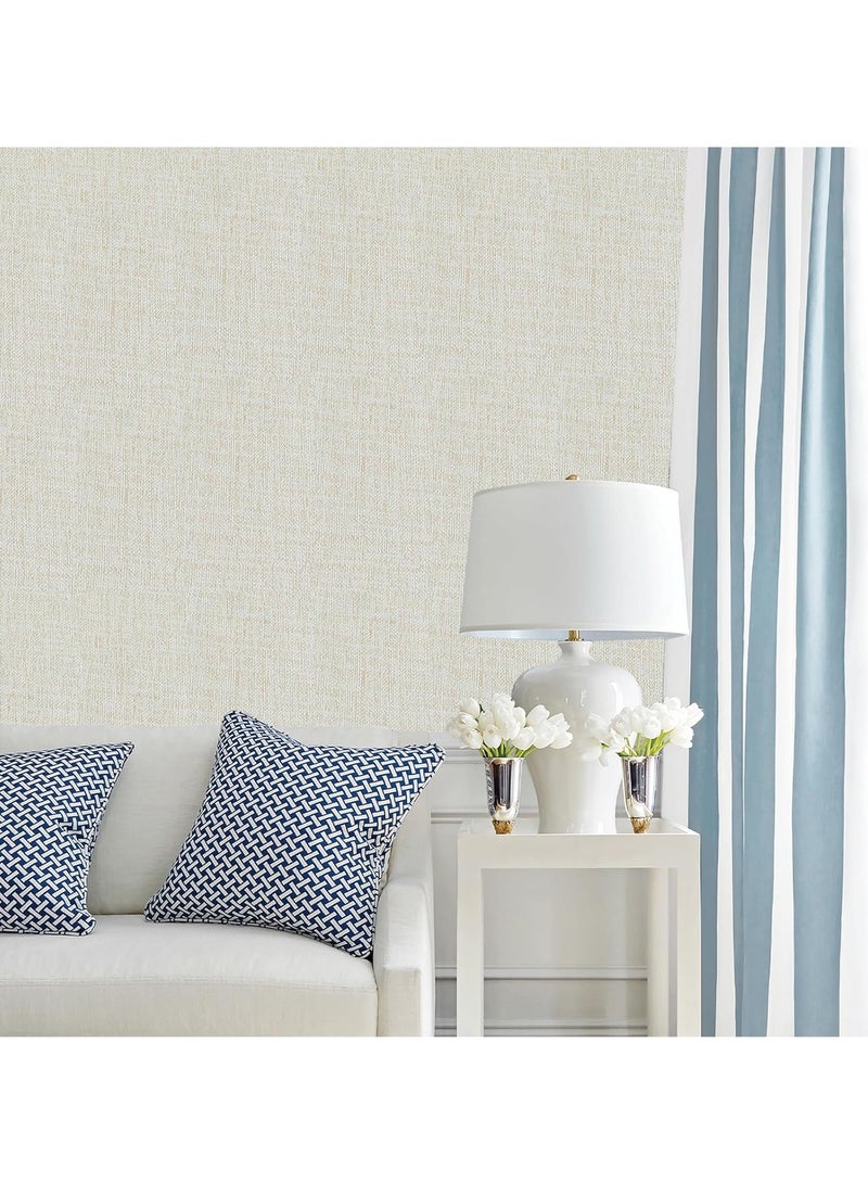 Anna 40cm x 10m waterproof and moisture-proof solid color PVC self-adhesive wallpaper | Easy to stick adhesive free bedroom and living room renovation decorative wallpaper  - Image 3
