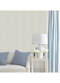 Anna 40cm x 10m waterproof and moisture-proof solid color PVC self-adhesive wallpaper | Easy to stick adhesive free bedroom and living room renovation decorative wallpaper  - Image 4