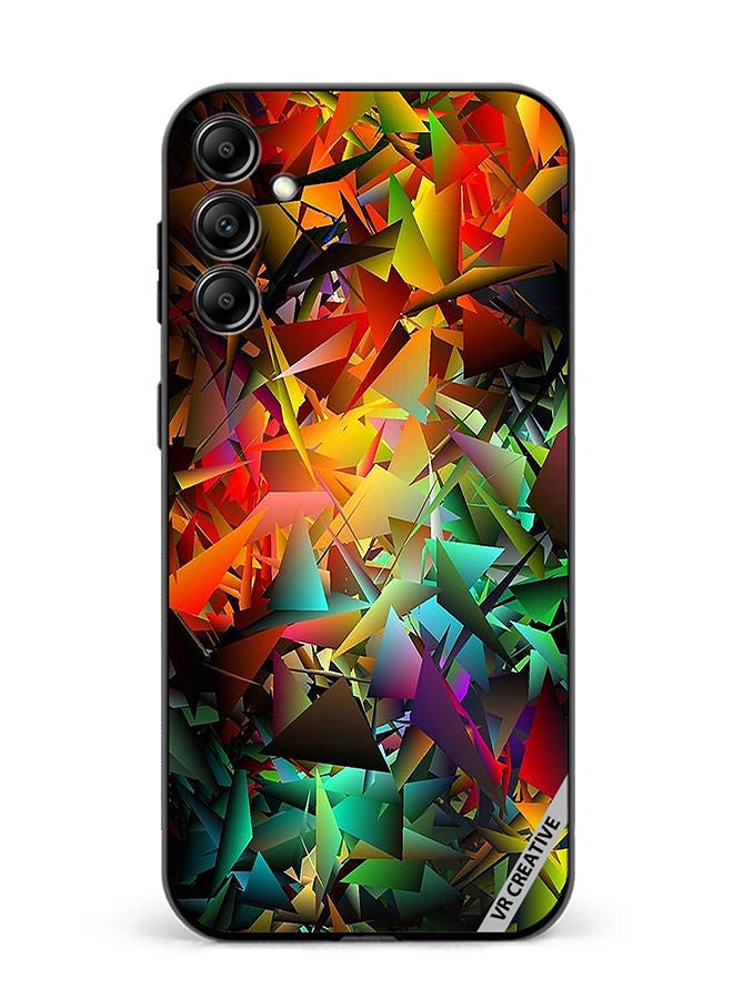 VR CREATIVE Protective Case Cover For Samsung Galaxy A14 5G/A14 Abstract Design Multicolour - Image 1