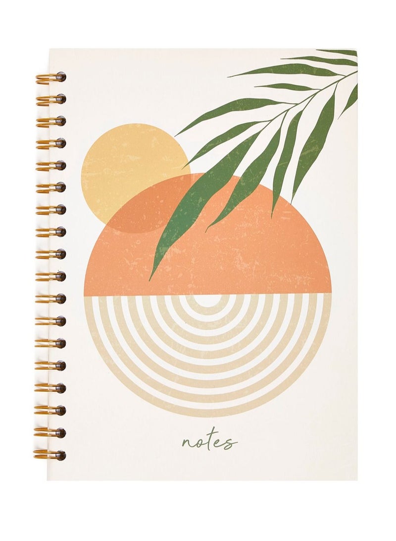 Prickly Pear Printed Spiral Notebook Notes Keeping  - Image 1