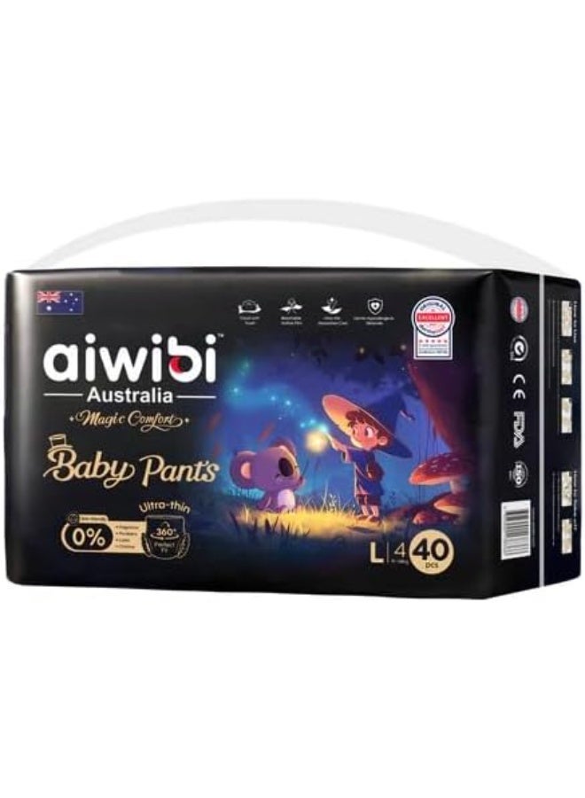 aiwibi Magic Comfort Baby Pants, Ultra-Thin Diaper Pants, 360° Comfortable Fit, Soft Pull-Up Pants for Babies - Image 1