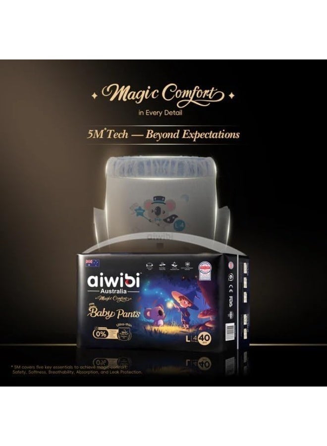 aiwibi Magic Comfort Baby Pants, Ultra-Thin Diaper Pants, 360° Comfortable Fit, Soft Pull-Up Pants for Babies - Image 5