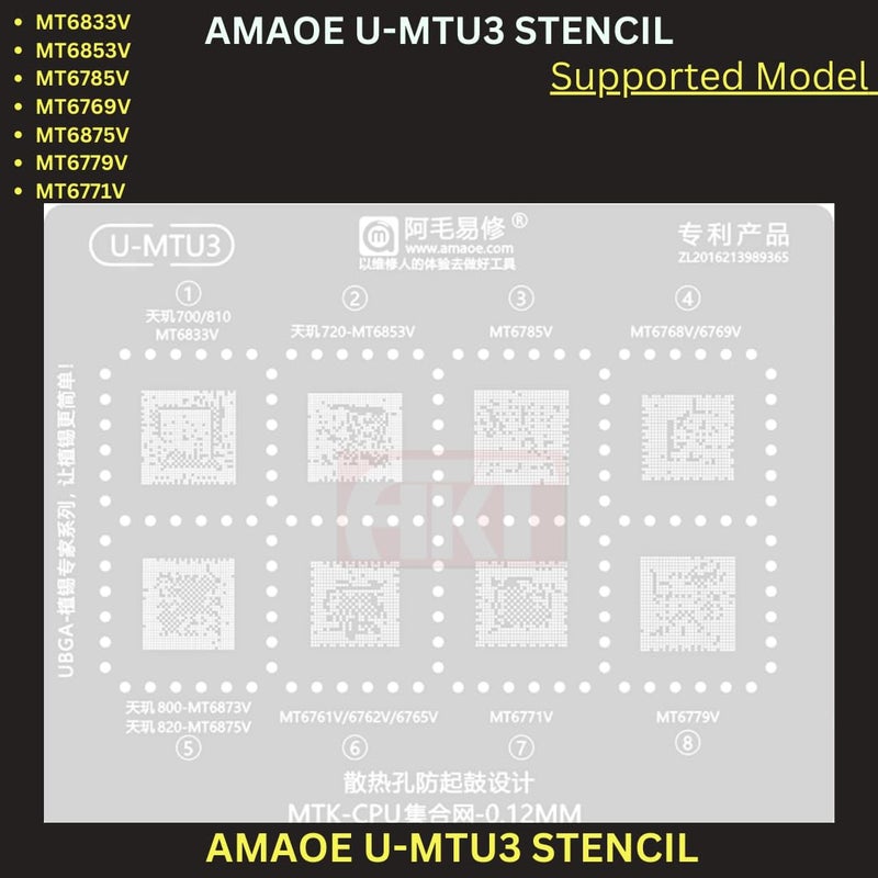 AKT AMAOE UMTU3 Stencil - Image 2