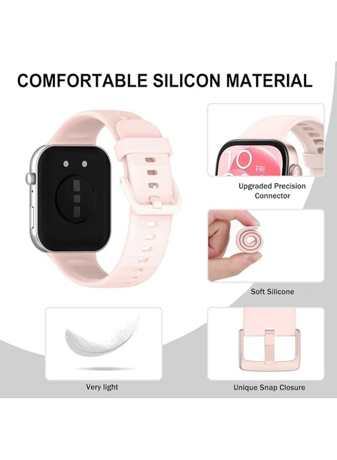 Silicone Bracelet for Huawei Watch Fit 3/Watch Fit 4 Pro/Fit 4 Strap, Soft Silicone Sport Replacement Strap for Women/Men, Adjustable Waterproof Sports Band - Image 4