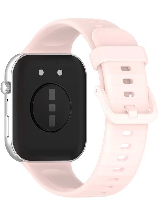 Silicone Bracelet for Huawei Watch Fit 3/Watch Fit 4 Pro/Fit 4 Strap, Soft Silicone Sport Replacement Strap for Women/Men, Adjustable Waterproof Sports Band - Image 2