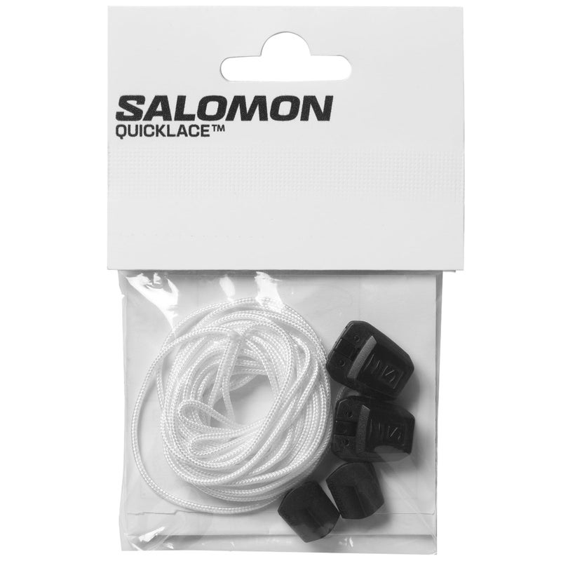 Salomon طقم استبدال أربطة الأحذية سالومون كويكلايس طبيعي أسود NS - Image 2