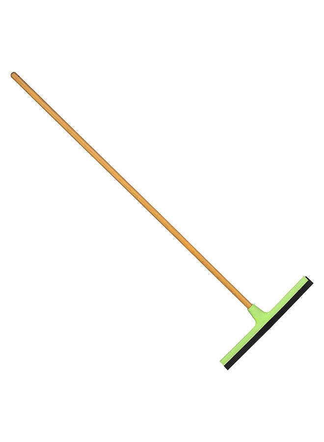 Home Pro هوم برو ممسحة أرضية من الخيزران متعددة الوظائف، أدوات تنظيف الأرضيات الثقيلة، ممسحة سحرية، مكشطة منزلية، مكنسة سحرية بشفرة مطاطية، مثالية للأرضيات الخشبية، والأرضيات البلاط، والحمام (أخضر) - Image 1