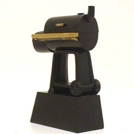 Decade Awards BBQ Smoker Trophy – Custom Engraved Pitmaster Grill Award for BBQ Competitions & Cook-Offs - Engraved Plate on Request (9 Inch Tall) - Image 3