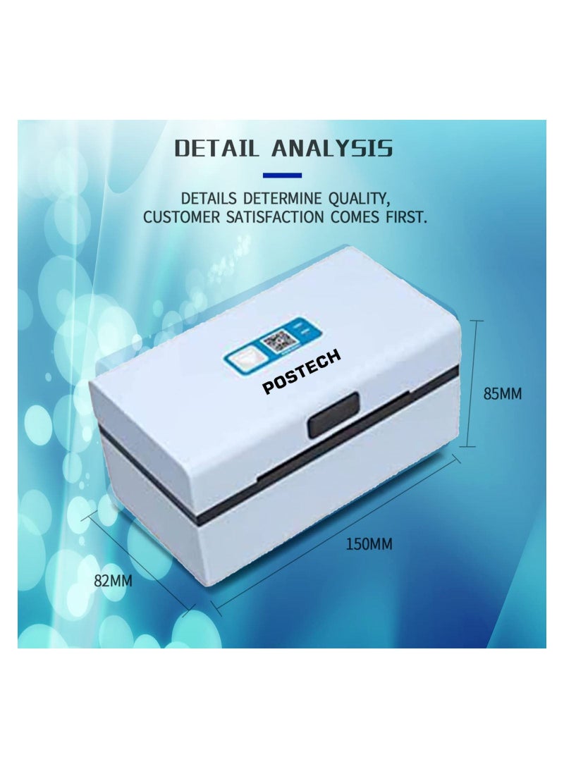 POSTECH [PT-MD80-BLUE] THERMAL LABEL PRINTER | LIGHT BLUE COLOR | PORTABLE | EASY TO CARRY | EASY TO USE | EASY TO PRINTING | MAX SIZE 3 INCH | FAST |... - Image 3