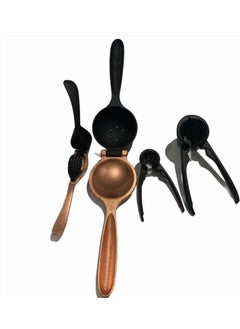 vip ahmet Garlic Crusher Walnut Hazelnut Crusher Lemon Squeezer Set of 4  - Image 3