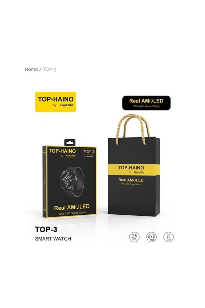 HAINOTEKO REAL AMOLED SMART WATCH TOP-3 - Image 1