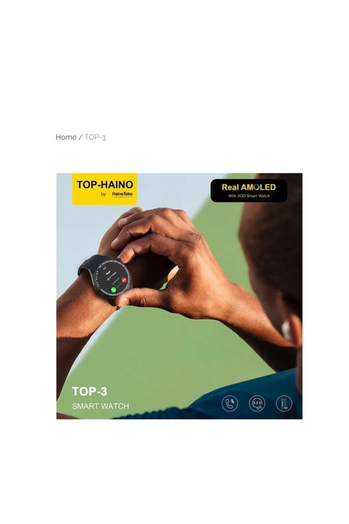 HAINOTEKO REAL AMOLED SMART WATCH TOP-3 - Image 3