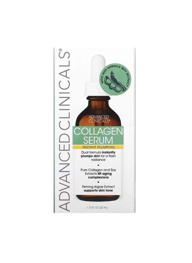 Advanced Clinicals Collagen Serum Instant Plumping 1.75 fl oz 52 ml  - Image 2