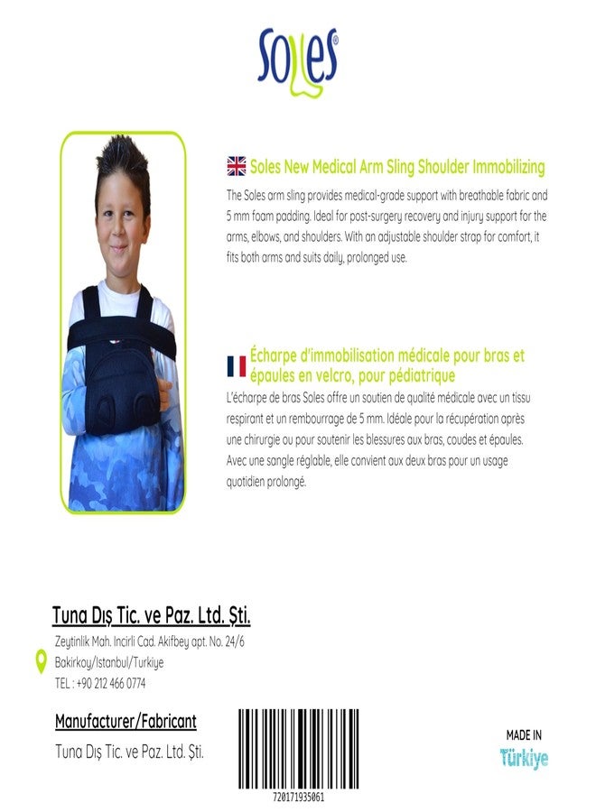 SOLES New Medical Arm Sling Shoulder Immobilizing Velpeau Bandage (Pediatric) - Image 5