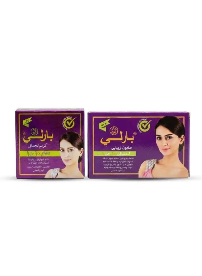 بارلي مجموعة بارلي للعناية بالبشرة (كريم + صابونة) - Image 1
