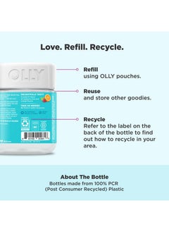 OLLY OLLY Kids Chillax Gummies, L-Theanine, Magnesium, Lemon Balm, Chewable Supplement, Sherbet Flavor with Other Natural Flavor - 50 Count  - Image 4