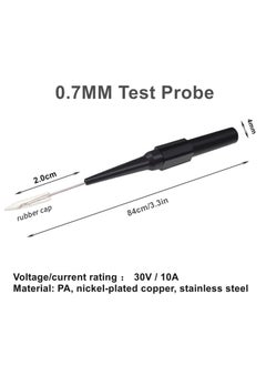 Generic 10 Pack Auto Repair Test Probe, Back Probe kit,Test Leads Probes 4mm Banana Plug,utomotive Diagnostic Test Accessories Repair Tools Needle 0.7mm (Red and Black)  - Image 4
