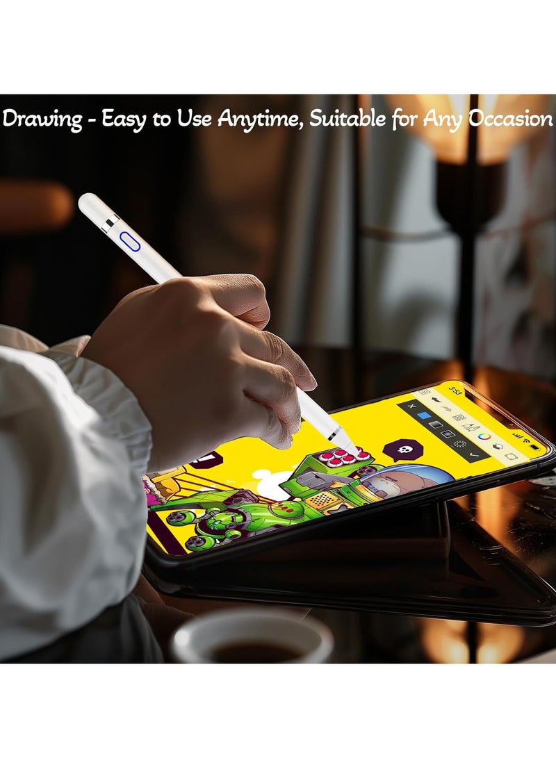 FEND قلم ستايلس مع رأس 1-2 مم وتقنية الاستشعار النشط حساسية عالية ودقة قلم سعوي أسود - Image 5