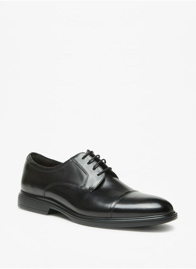 Le Confort Men's Solid Lace-Up Derby Shoes  - Image 1
