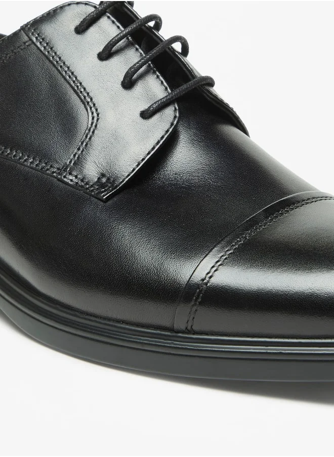Le Confort Men's Solid Lace-Up Derby Shoes