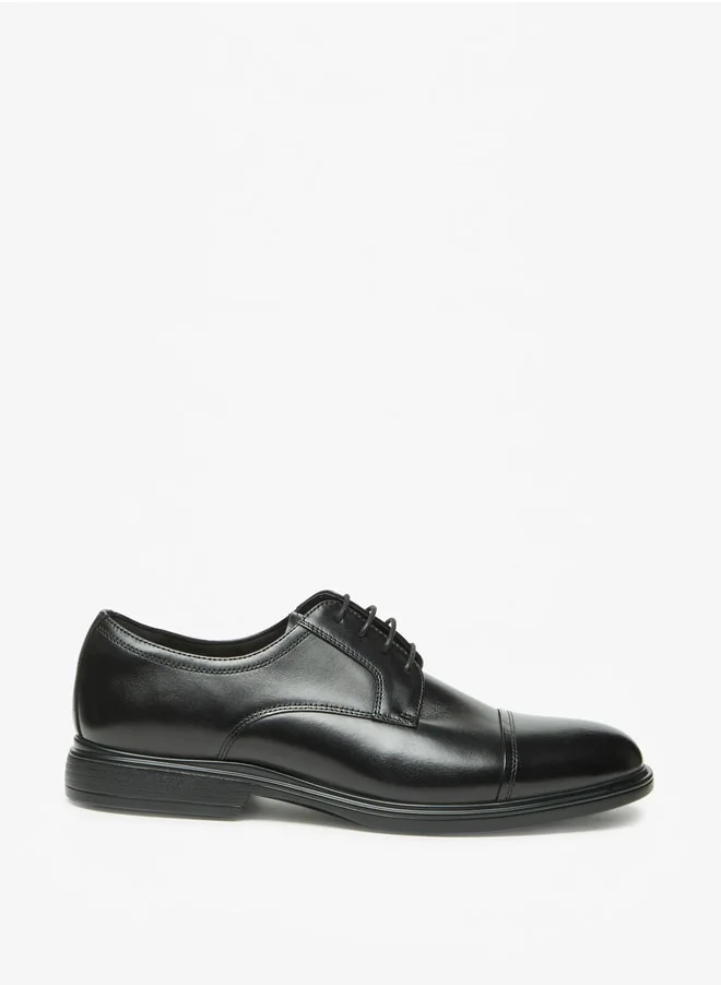 Le Confort Men's Solid Lace-Up Derby Shoes