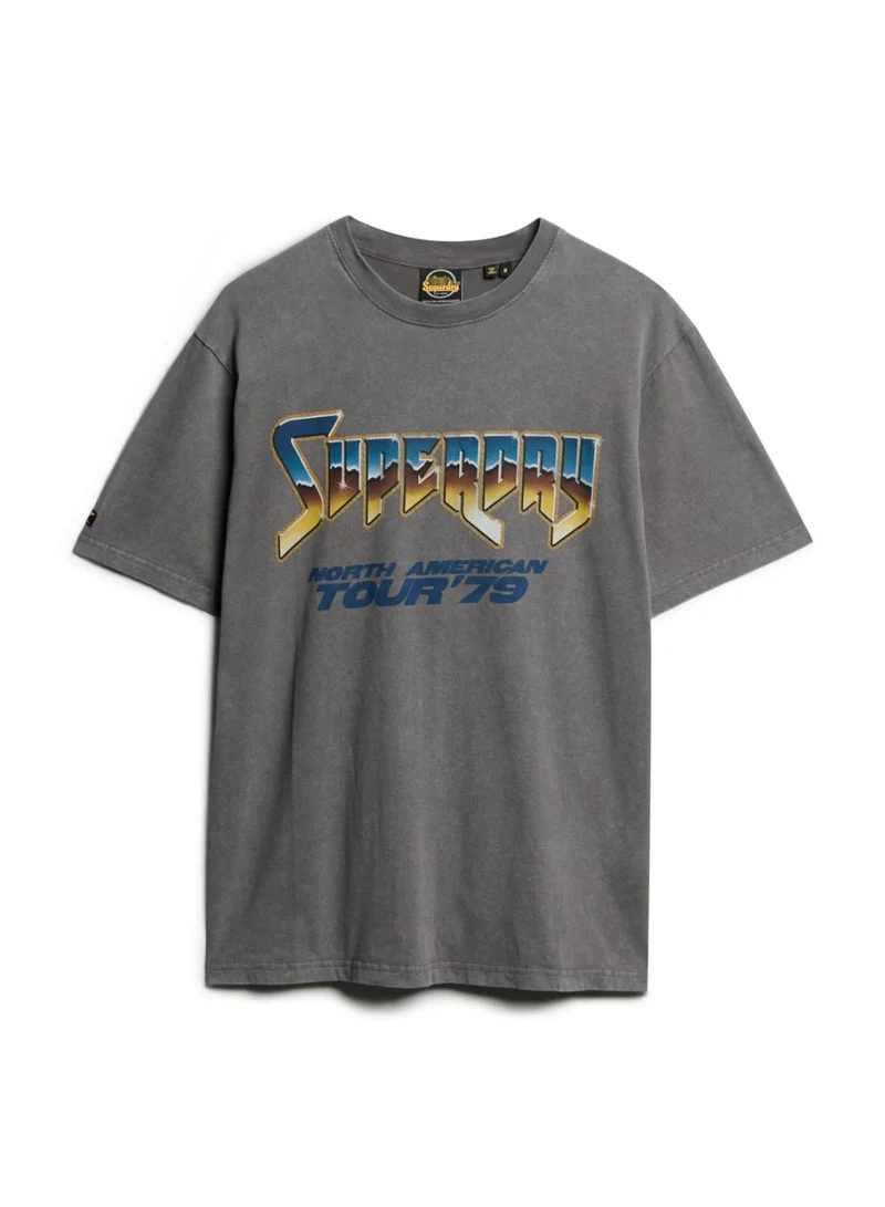 Superdry 70S Rock Graphic Band T Shirt