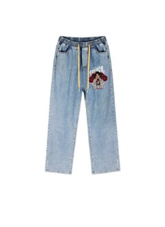 KUYING New One Piece Wide Leg Casual Jeans  - Image 1